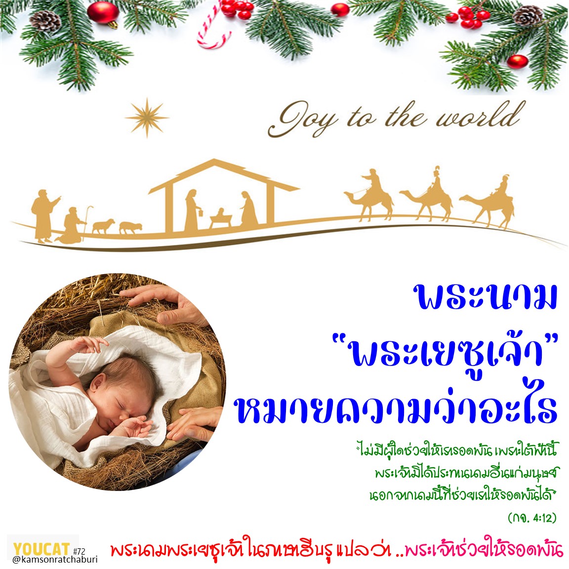  พระนาม “พระเยซูเจ้า” หมายความว่าอะไร