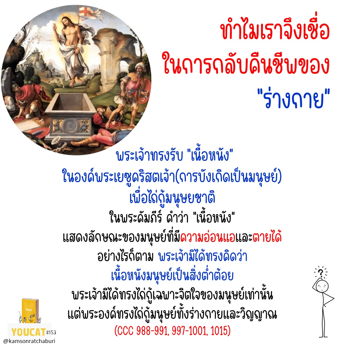 ทำไมเราจึงเชื่อในการกลับคืนชีพของ “ร่างกาย” ?