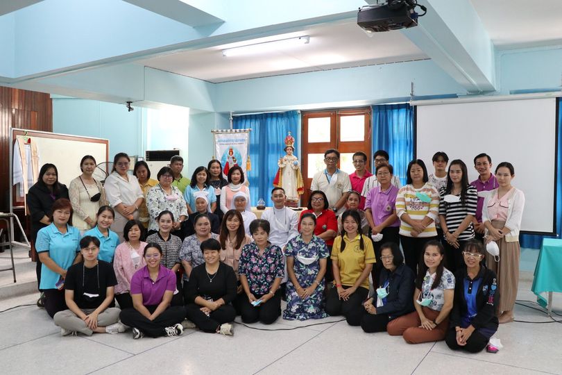 อบรมครูผู้นำยุวธรรมทูตในโรงเรียนสังฆมณฑลราชบุรี หัวข้อ "การนำกิจกรรมยุวธรรมทูต"