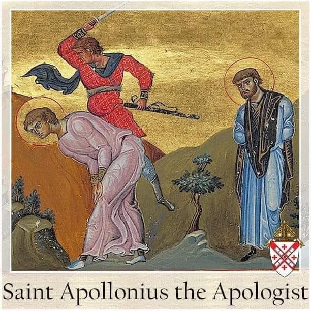 ๑๘ เมษายน นักบุญ อพอลโลนิอุส Saint Apollonius