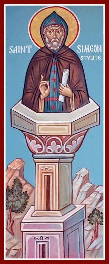 ๒๔ พฤษภาคม นักบุญซีเมออน สไตลิเทส ผู้น้อย Saint Simeon Stylites the Younger, Hermit