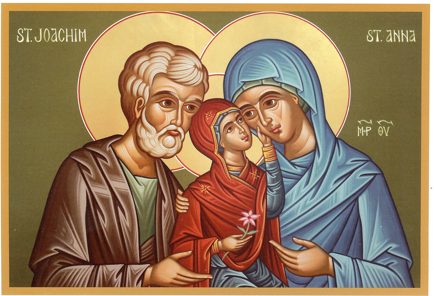 ๒๖ กรกฎาคม นักบุญโยอาคิมและอันนา Saints Joachim and Anne, Parents of Mary