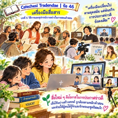 Catechesi Tradendae | ข้อ 46 เครื่องมือสื่อสาร