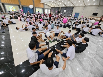 อบรมคุณธรรมจริยธรรมนักเรียนชั้นม.4-6 โรงเรียนดรุณาราชบุรี 