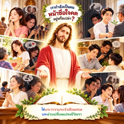 เรากำลังเป็นคนหน้าซื่อใจคดอยู่หรือเปล่า ?